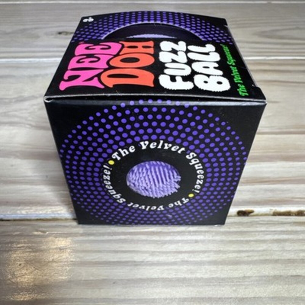 Purple Needoh FUZZ BALL Nee Doh Squishy NEE-DOH AUTHENTIC Schylling - Picture 3 of 4